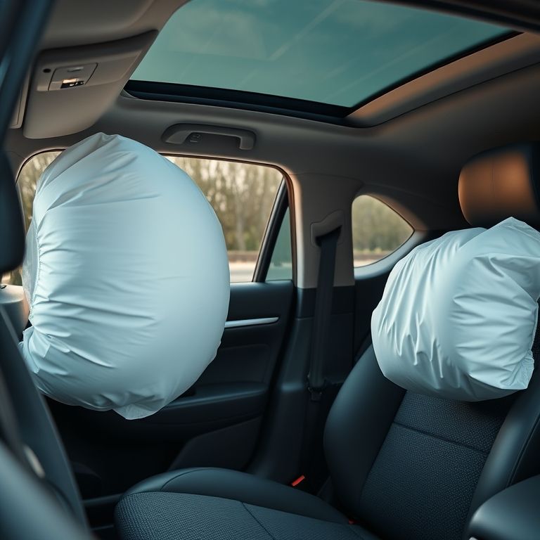 Airbags laterais: proteção adicional em caso de impacto lateral.