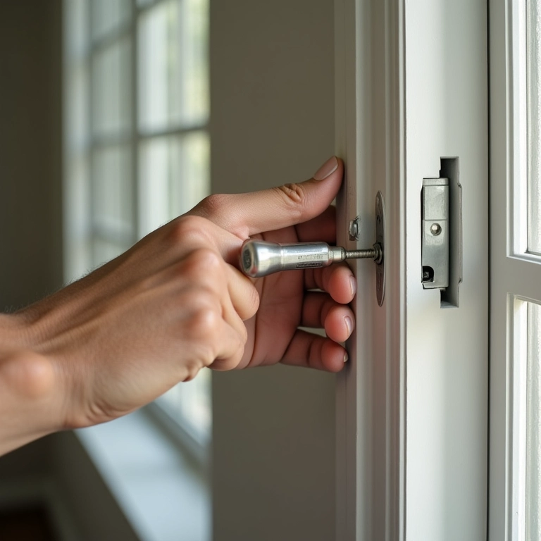Ajuste das ferragens da janela para garantir o fechamento correto.