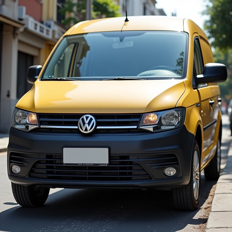 Detalhe do exterior de um VW Gol.