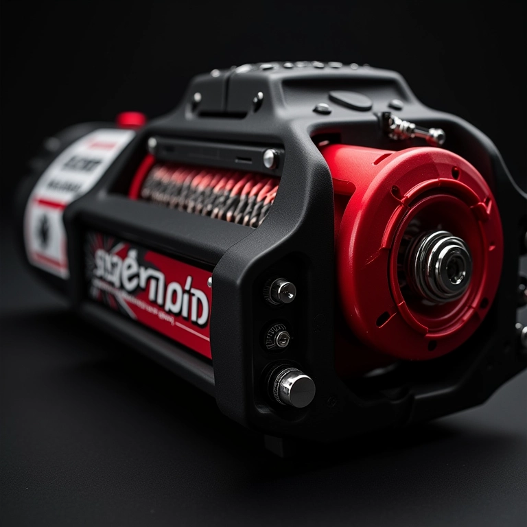 Detalhe do guincho Superwinch SX Series.