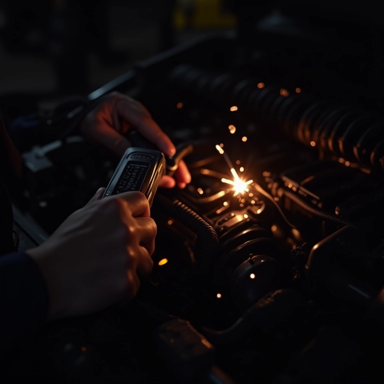 Falhas na ignição do motor