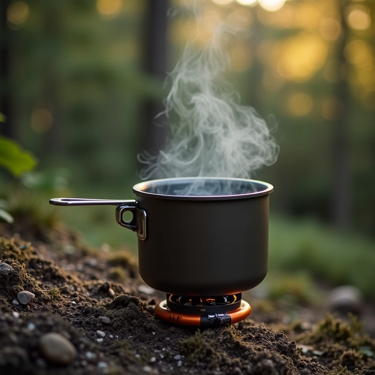 Fogareiro portátil Guepardo Mini, ultraleve e potente.