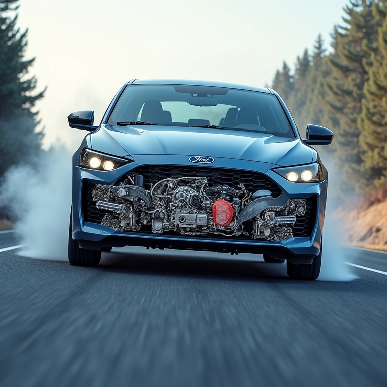 Freio motor em ação.