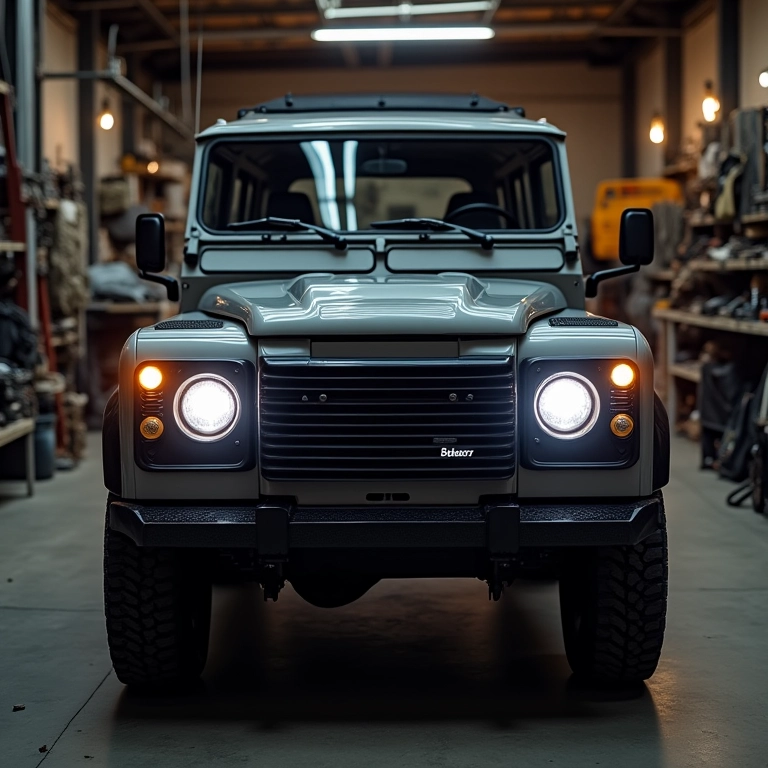 Instalação de DRL em 4x4 antigo.