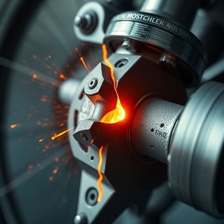 Junta homocinética danificada por impacto.