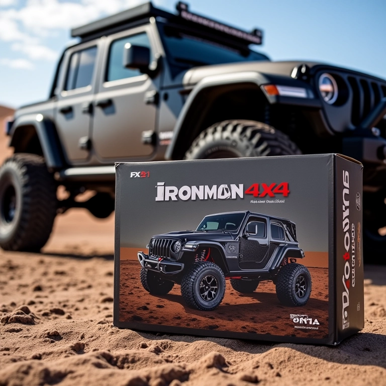 Kit de suspensão Ironman 4x4 em destaque.