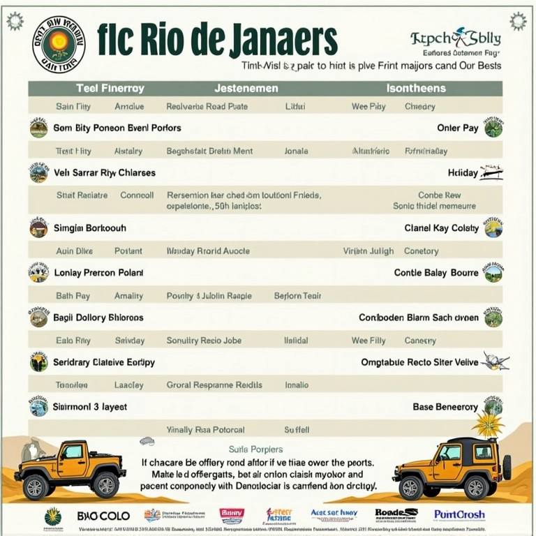 Melhor época para off road no Rio de Janeiro: calendário com clima favorável.