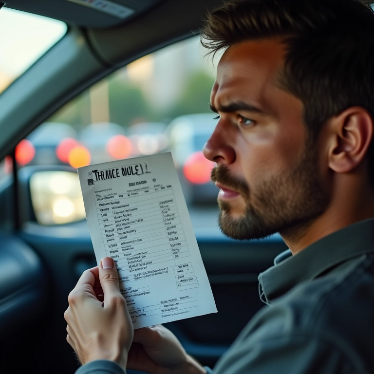 Motorista recebe multa e busca recorrer.