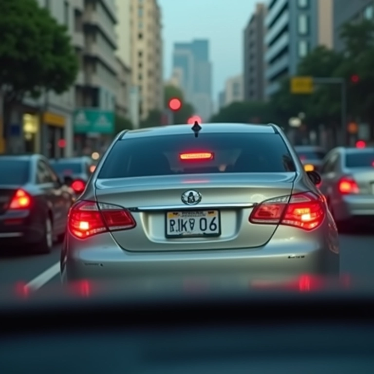 Placa de carro final 0 em São Paulo.