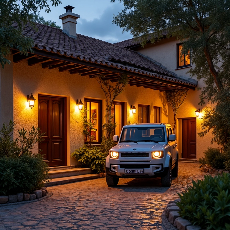 Pousada charmosa com decoração rústica no Vale Europeu, ideal para hospedagem durante a aventura.