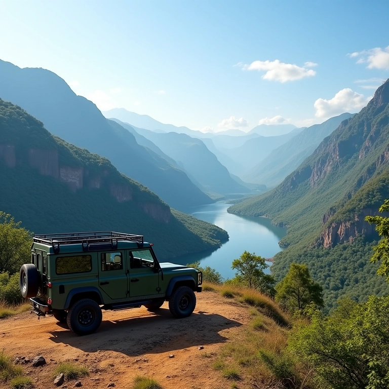 Roteiro 4x4 imperdível: paisagem deslumbrante no Brasil.
