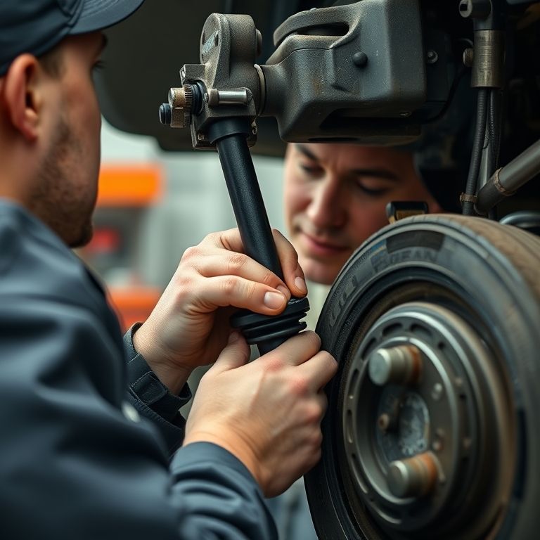 Substituição da coifa da homocinética.
