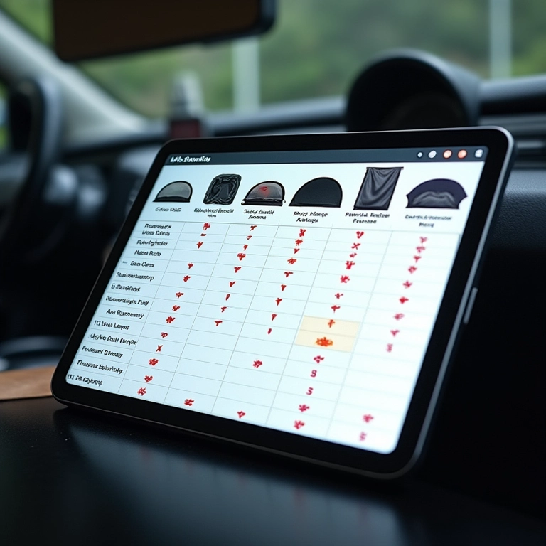 Tabela comparativa de protetores solares.