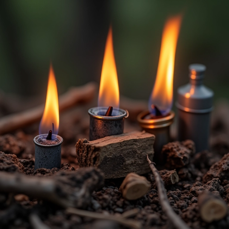 Tipos de combustíveis para fogareiro de camping.