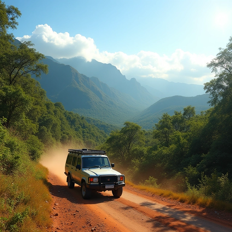 Veículo 4x4 explorando a Trilha da Graciosa, um clássico repaginado.