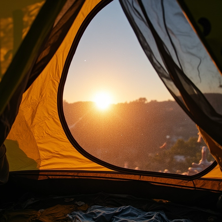Ventilação e condensação controlada na barraca Quechua Arpenaz 5.2.