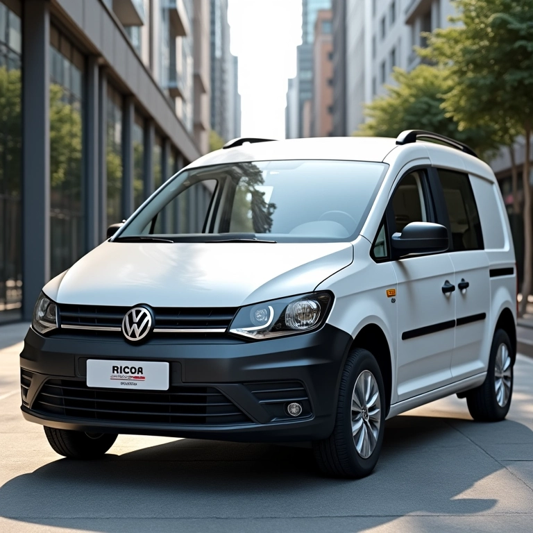 Volkswagen Gol Power estacionado em um cenário urbano moderno.
