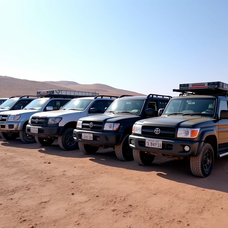 Aluguel de 4x4 no Atacama: modelos disponíveis.