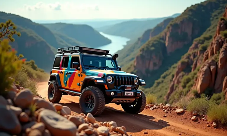 Aventura 4x4 no Cânion do Rio Salto em Santa Catarina.