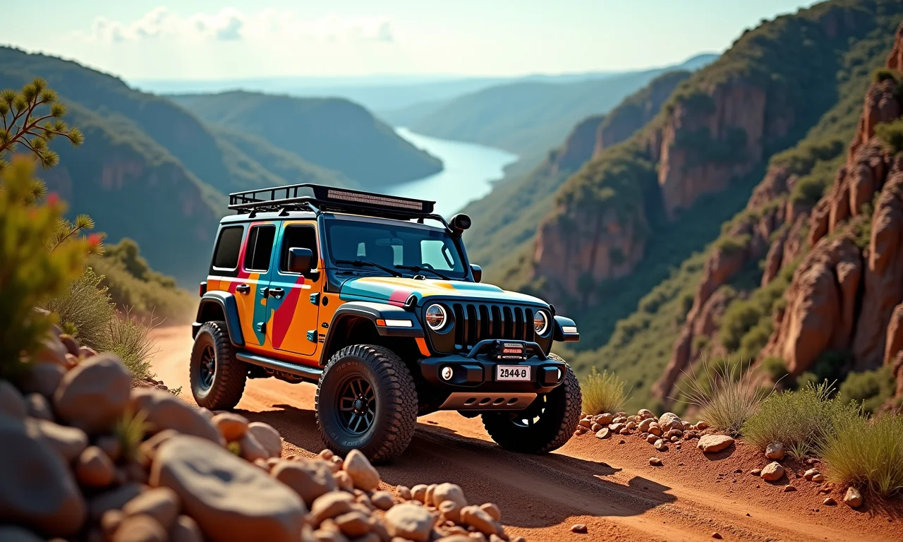 Aventura 4x4 no Cânion do Rio Salto em Santa Catarina.