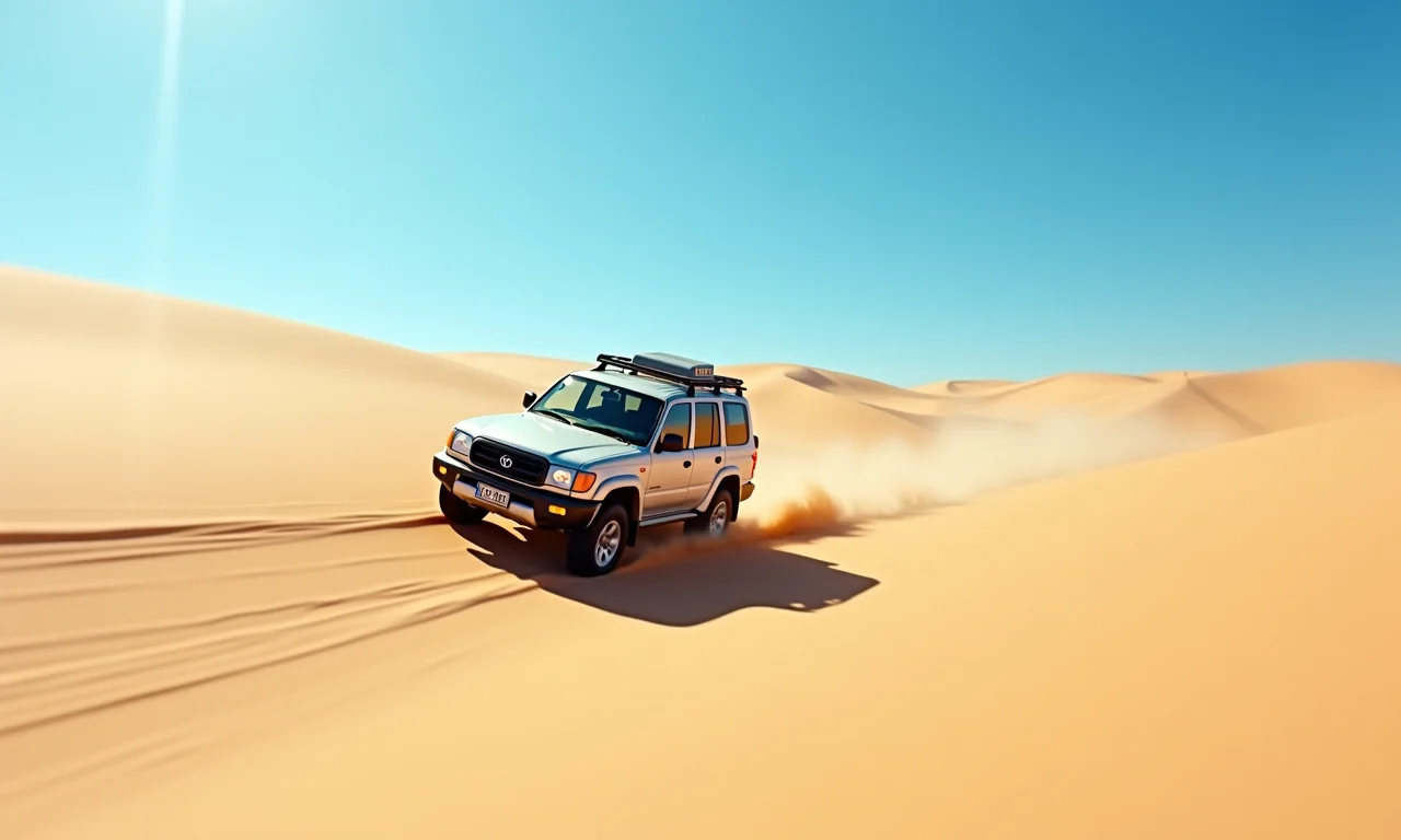 Aventura de 4x4 nas dunas de Jericoacoara.