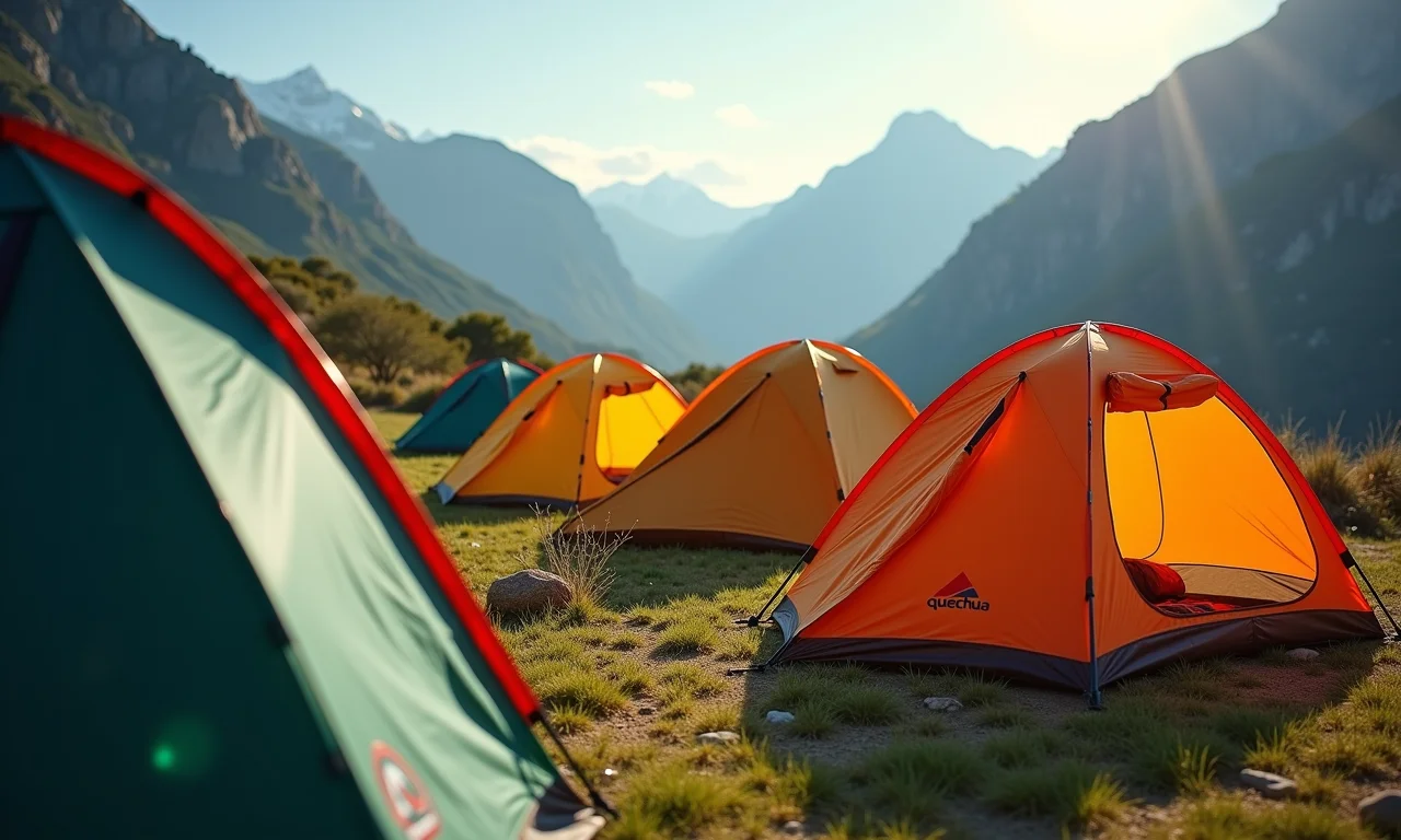 Comparativo de barracas de camping similares à Quechua Arpenaz.