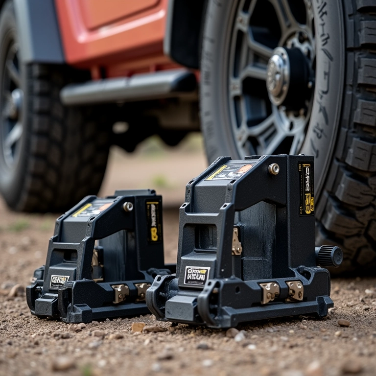 Comparativo de macacos 4x4 com diferentes capacidades.