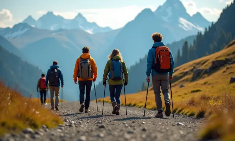 Comparativo entre bota de trilha de cano alto e cano baixo em ambiente de montanha.