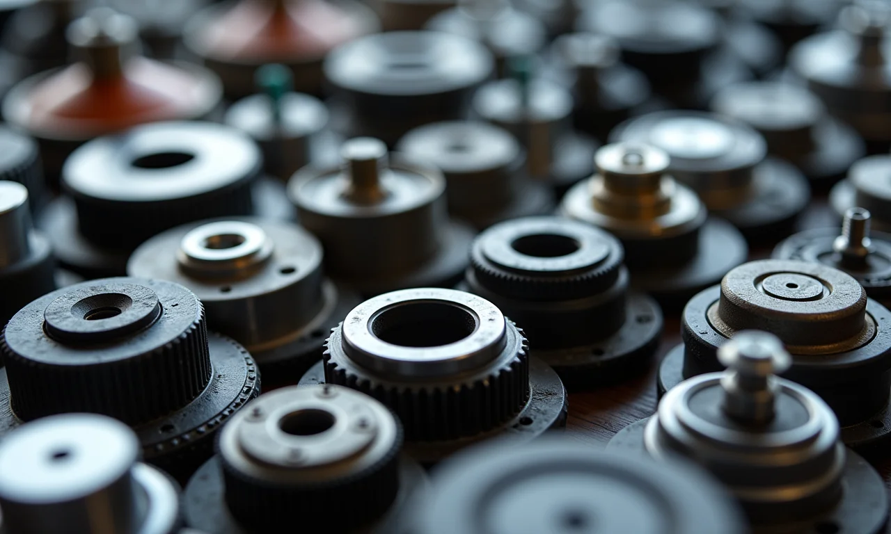 Comparativo visual entre peças automotivas originais e paralelas, destacando diferenças de qualidade e aparência.