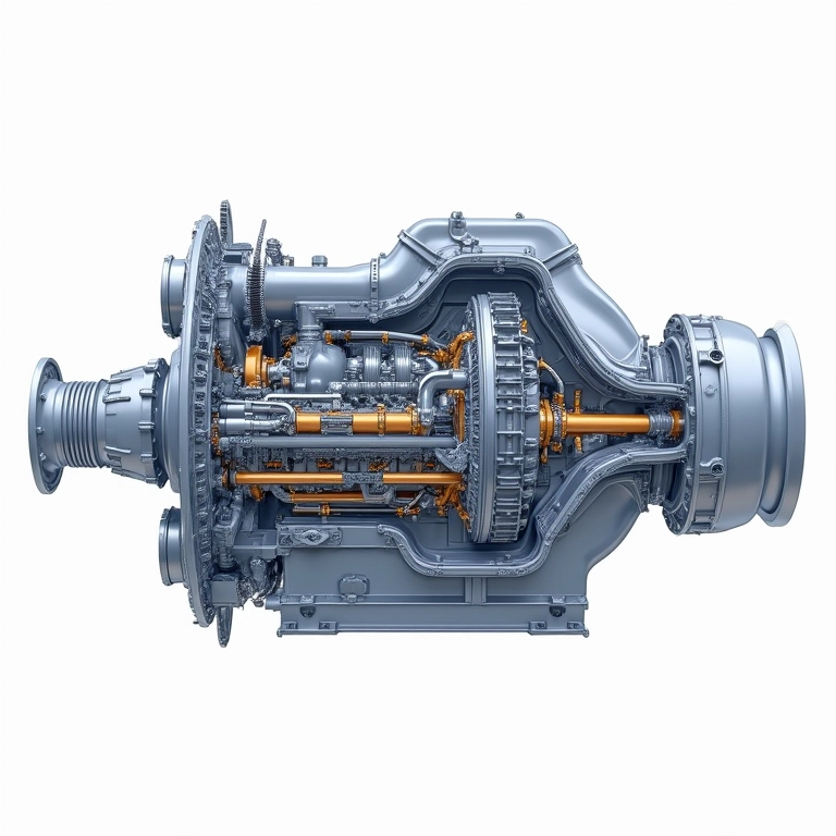 Diagrama explicativo do funcionamento interno de um compressor mecânico.