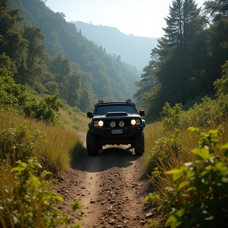 Dirigindo com responsabilidade ambiental na Serra do Tepequém.