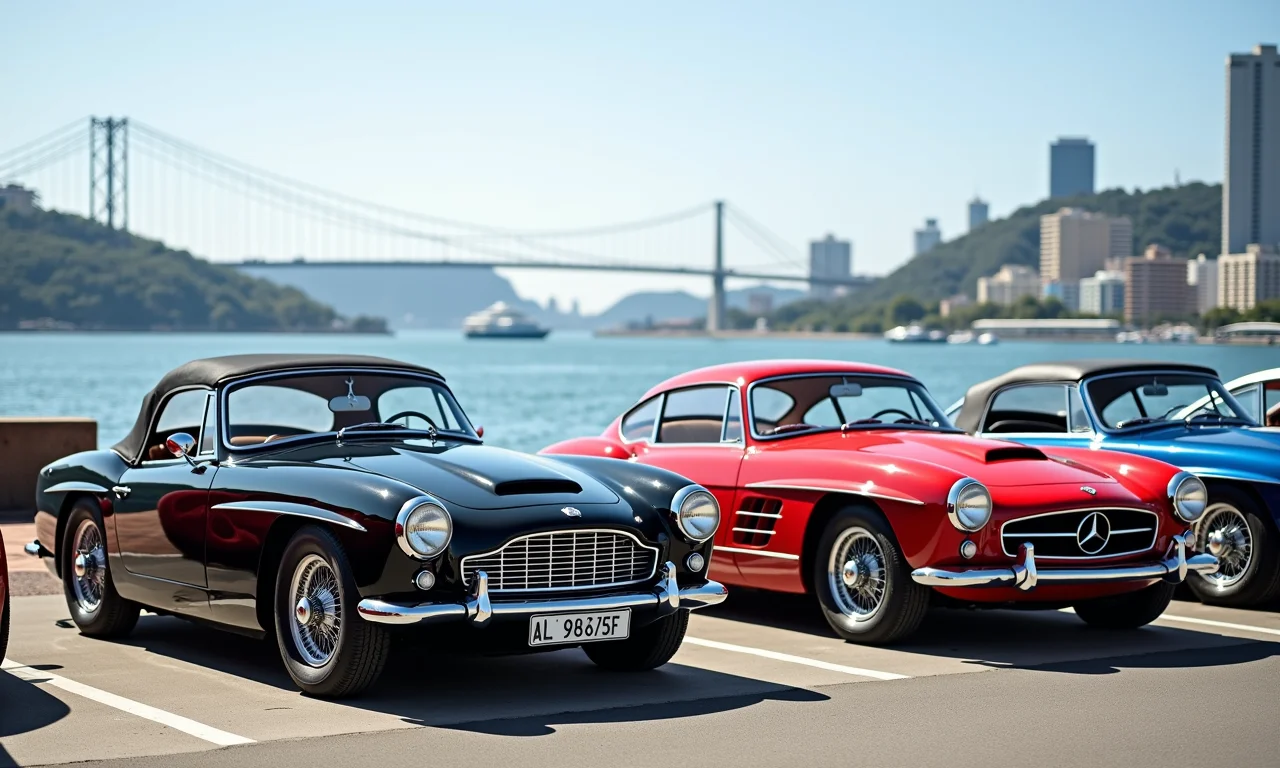 Encontro do Veteran Car Club do Brasil no Rio de Janeiro.