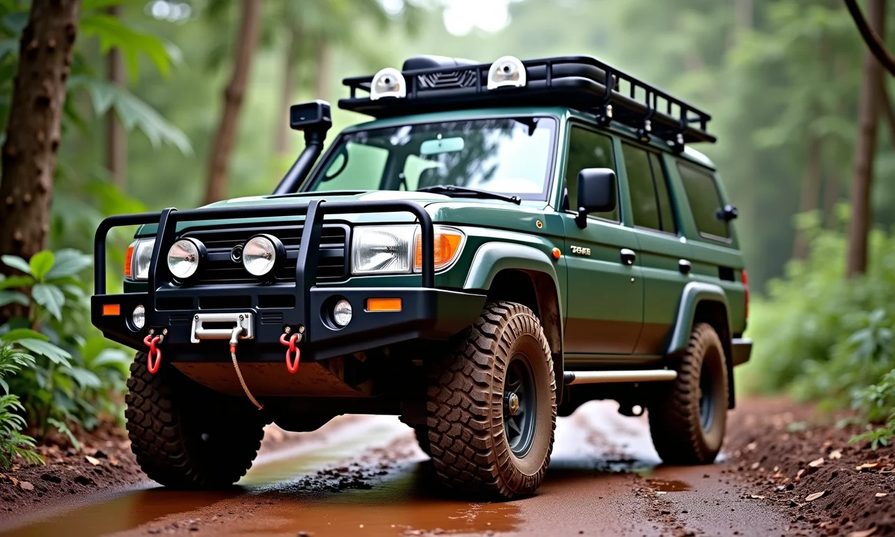 Equipamentos essenciais para segurança em aventura 4x4 na Amazônia.