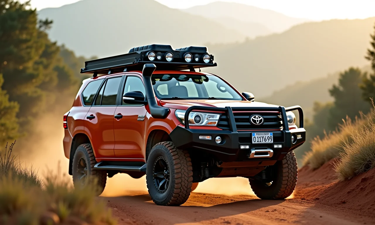 Equipando um 4x4 com pneus off-road e acessórios para overlanding.