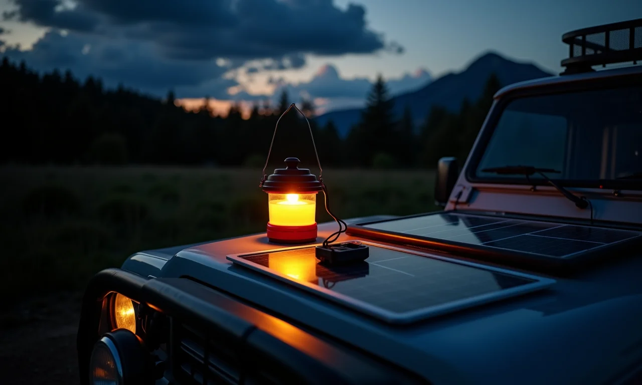 Iluminação para acampamento: lanternas, faróis e energia solar.