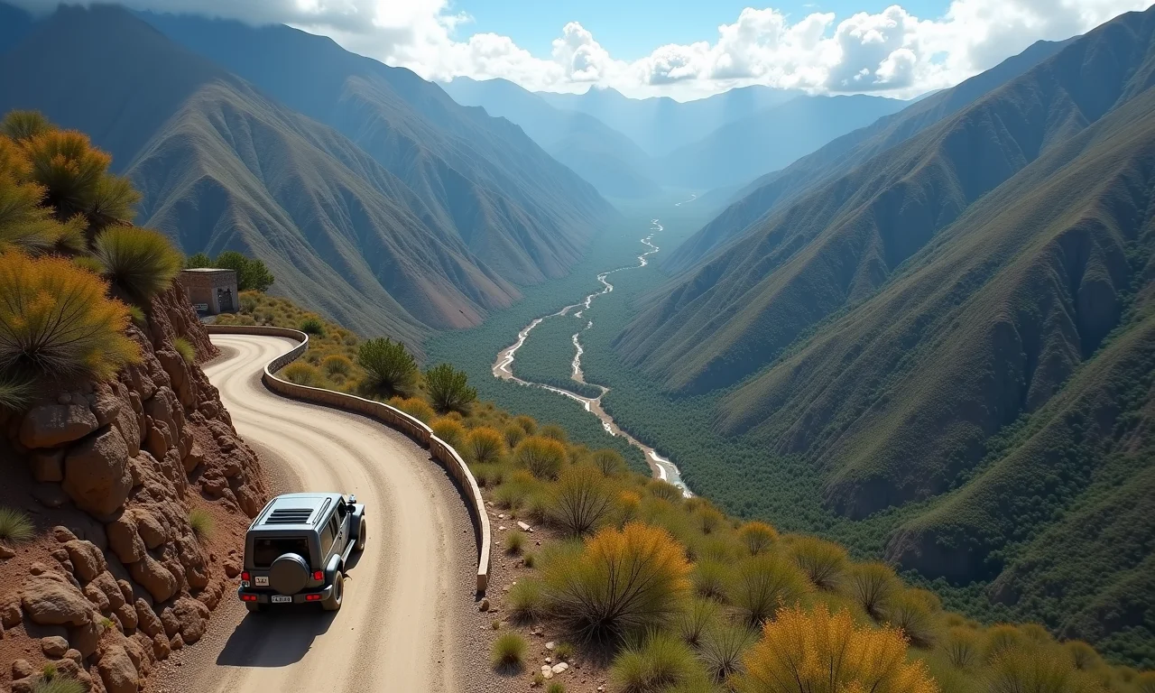 Início da jornada: La Paz a Coroico na Estrada da Morte.