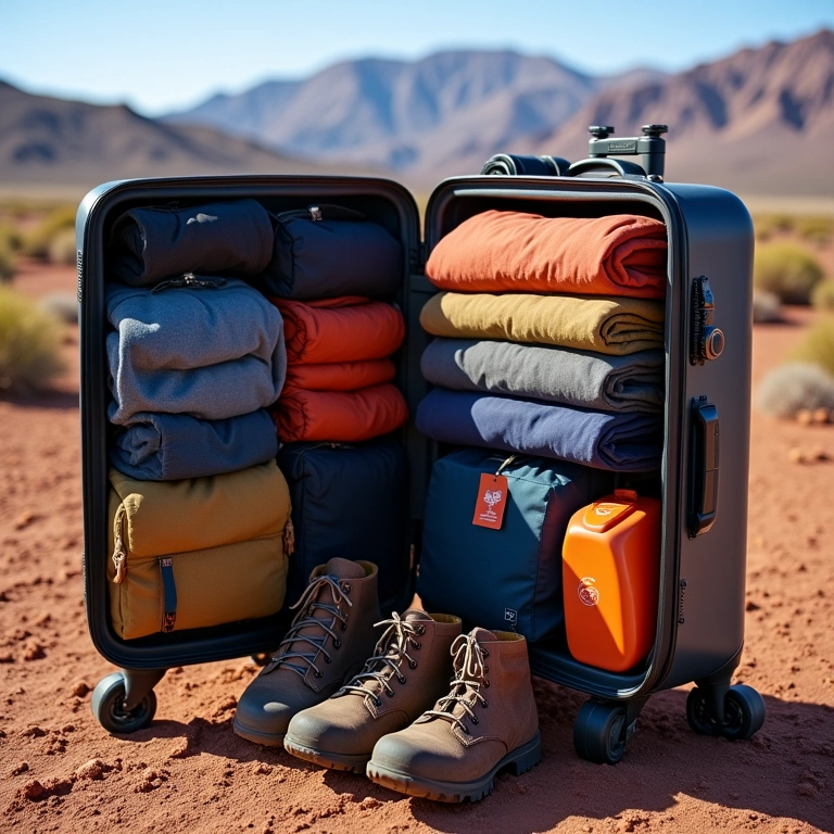 Mala para o Atacama em outubro.