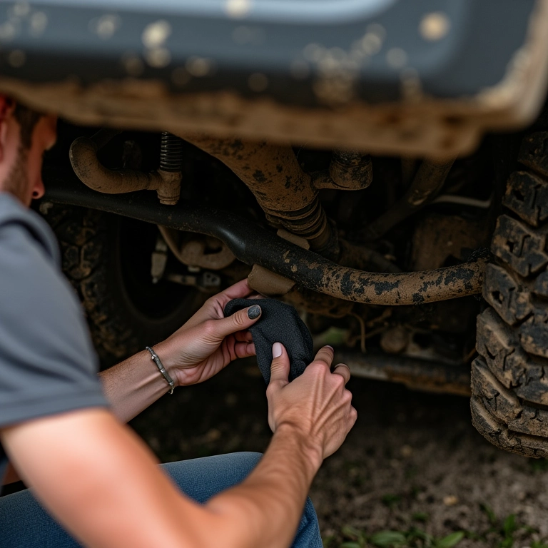 Manutenção pós-trilha 4x4