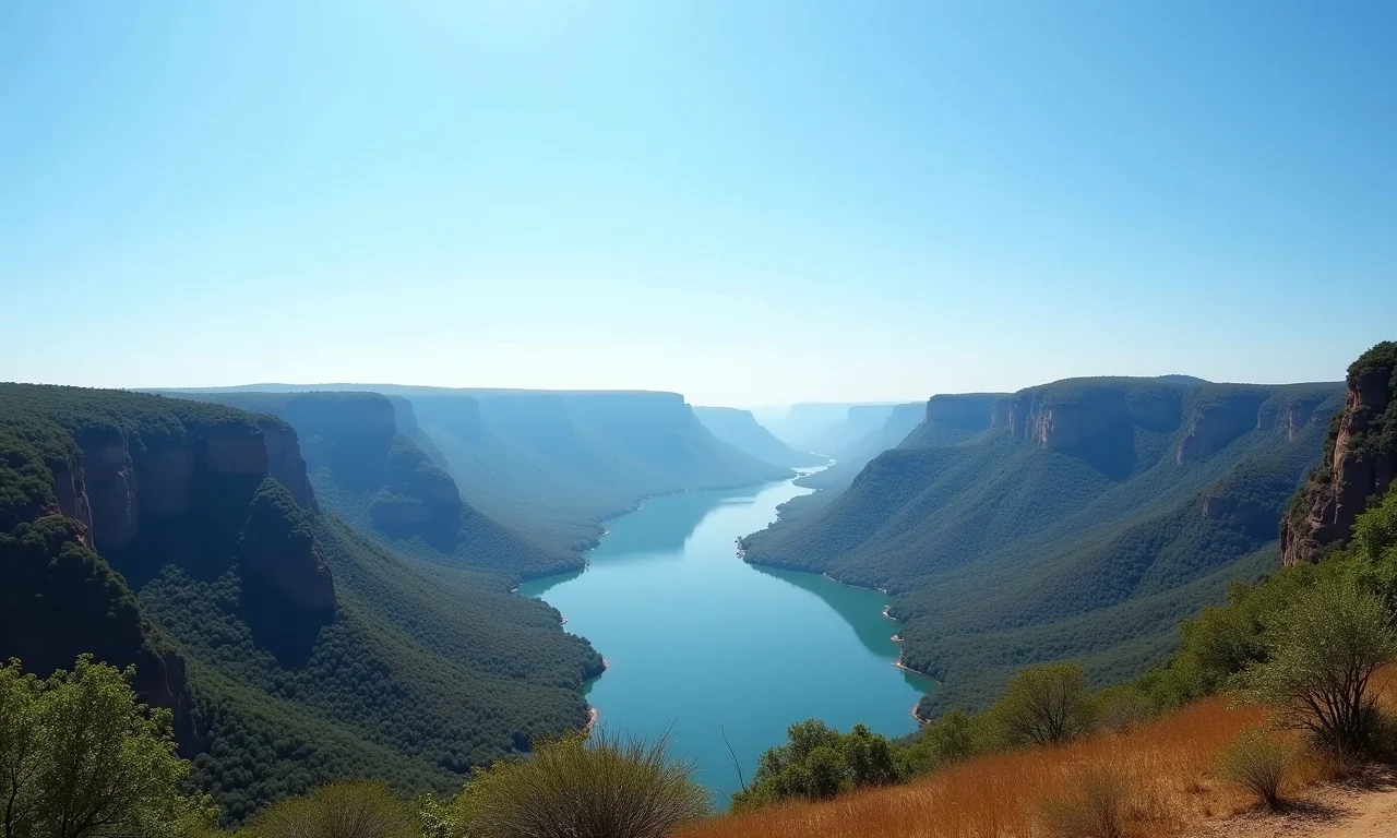 Melhor época para visitar o Cânion do Rio Salto.