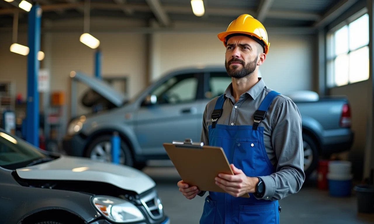 Orçamento alto para conserto de carro.