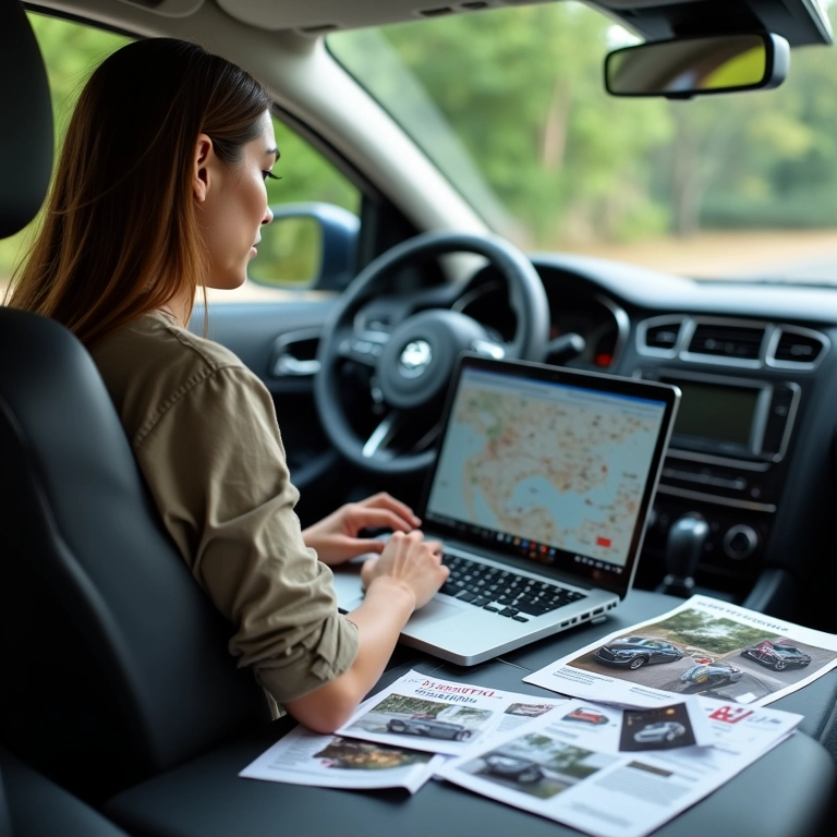 Pesquisando e comparando modelos de carros