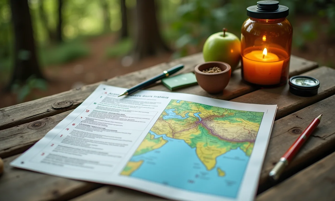 Preparativos para aventura 4x4 na Amazônia: checklist, mapa e bússola.