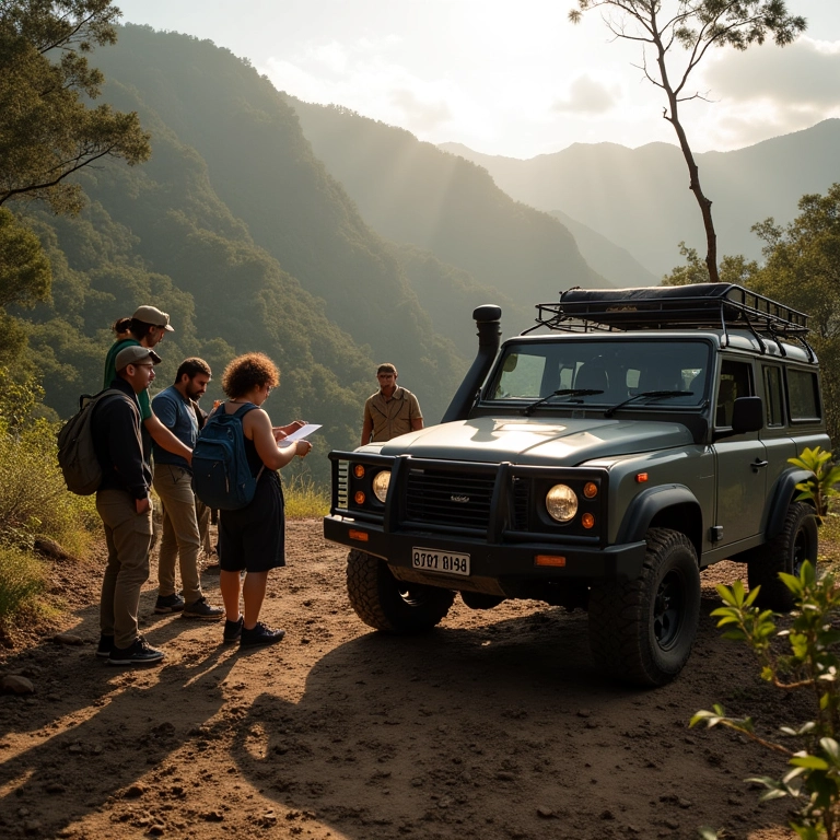 Preparativos para aventura 4x4 na Serra do Espinhaço.