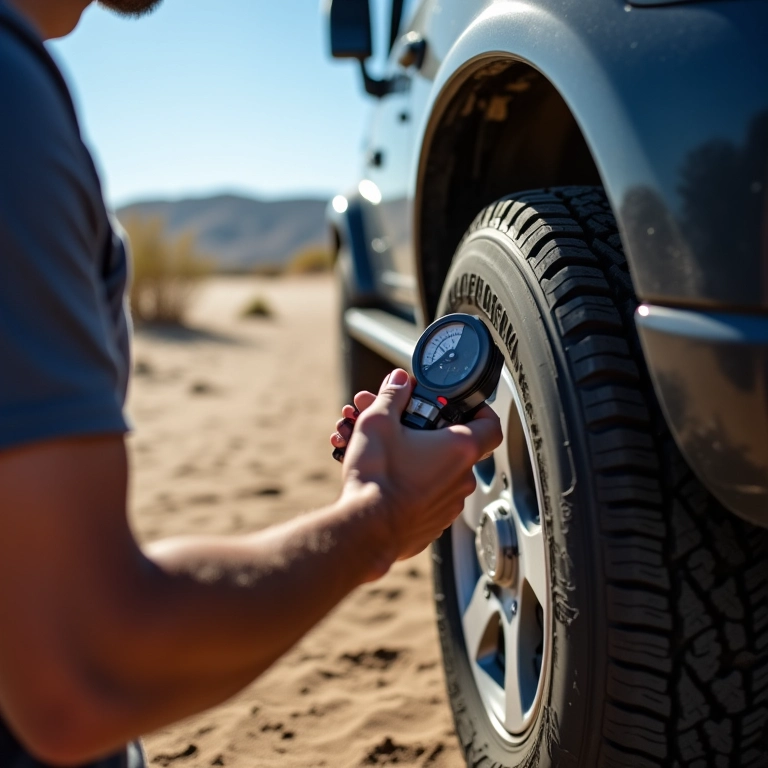Pressão ideal dos pneus para dirigir na areia