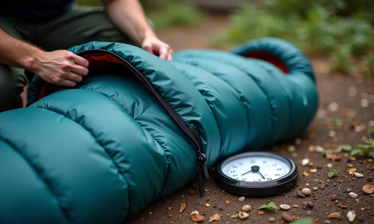 Saco de dormir compacto e leve para -5 graus: fácil de transportar e armazenar.