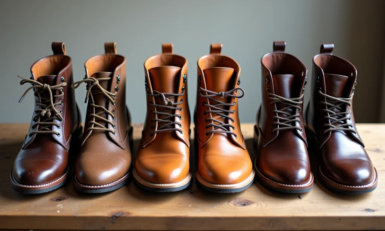 Tabela comparativa dos modelos de bota Bull Terrier.