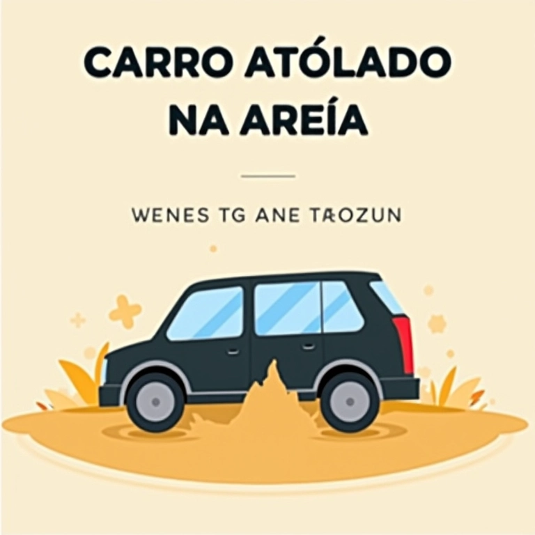 Tabela resumo: Carro atolado na areia.
