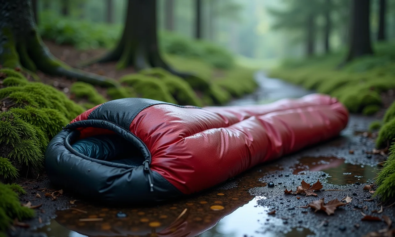 Vantagens do saco de dormir sintético: resistência e praticidade.