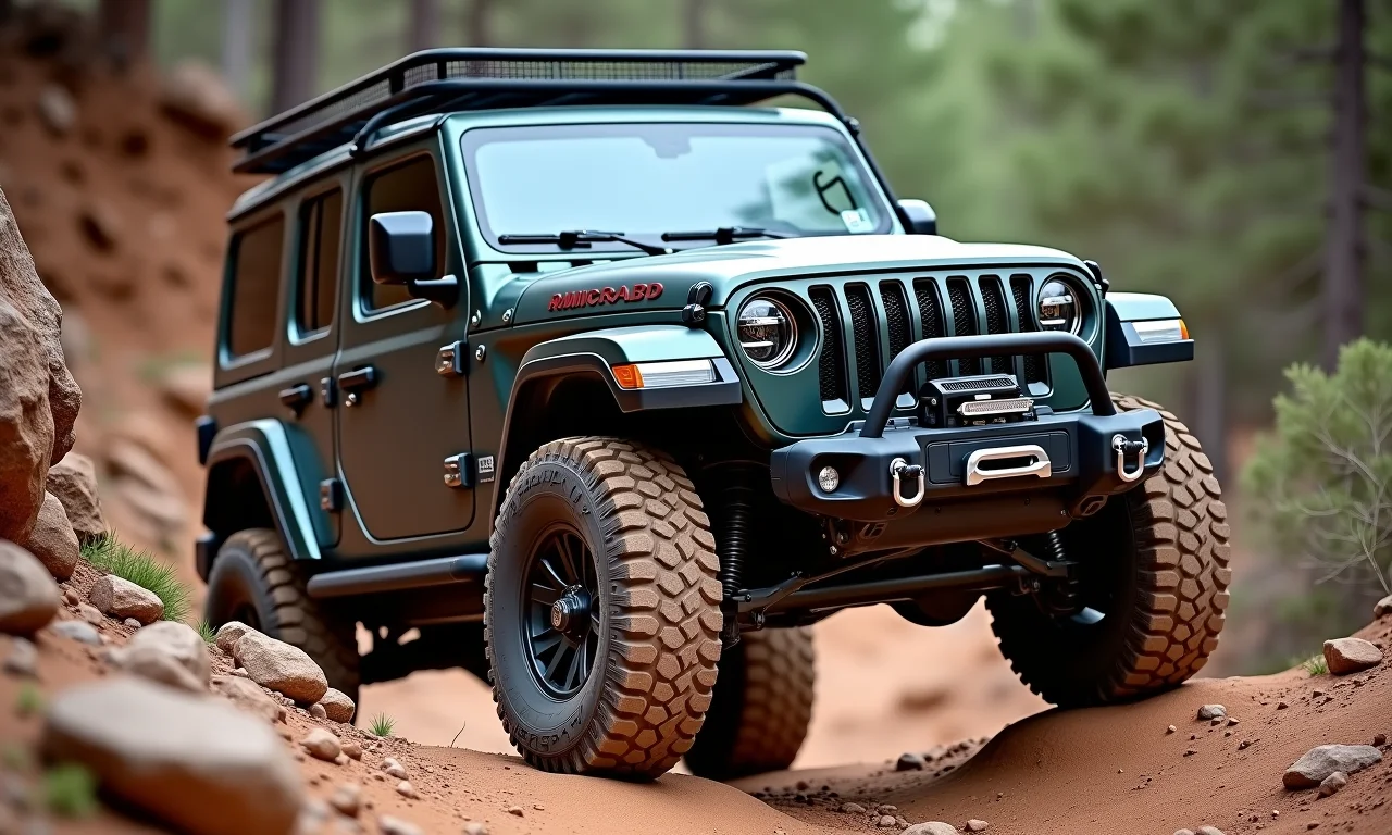 Veículo 4x4 demonstrando capacidade em trilha rochosa em Caconde.