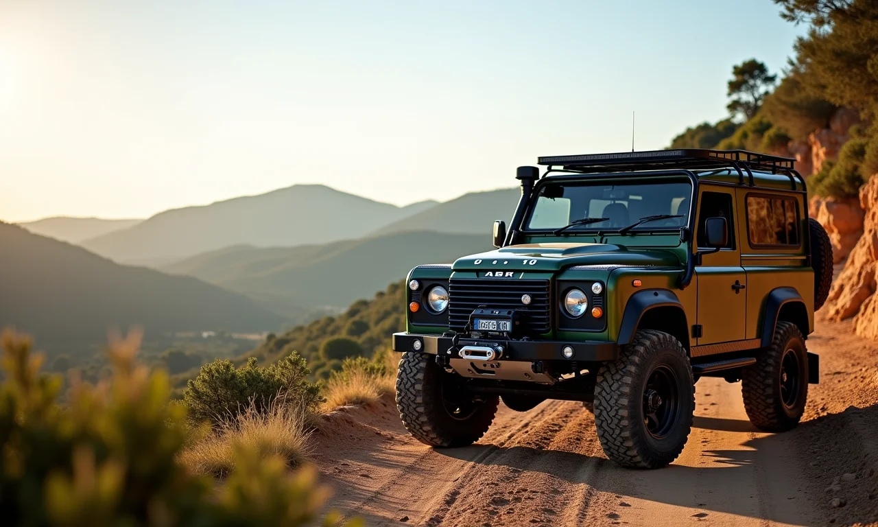 Veículo 4x4 modificado em mirante em São Roque de Minas.